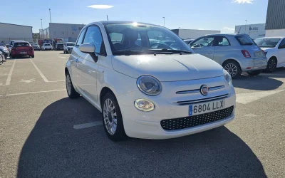 Fiat 500 Hybrid blanco 6804 LLX, vista delantera